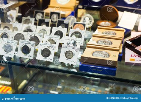 numismatic shop.